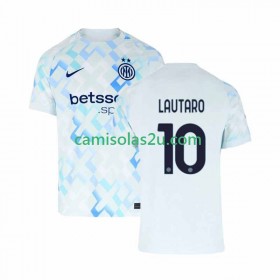 Camisolas de futebol Inter de Milão Lautaro Martinez 10 Equipamento Alternativa 2025/26 Manga Curta